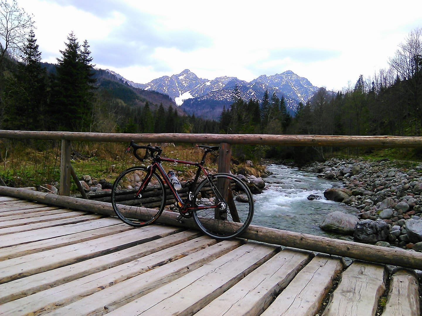 Enjoy biking in the Tatra mountains.